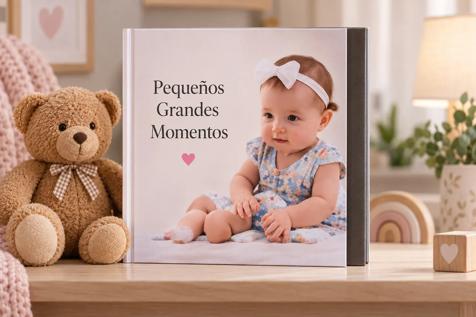 Photo Book con los pequeños grandes momentos de un bebé